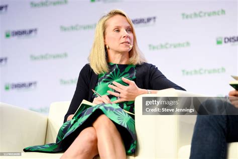 Lumi Labs Co-founder Marissa Mayer speaks onstage during TechCrunch... News Photo - Getty Images