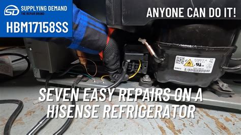 Seven Easy Repairs On A Hisense Refrigerator Model HBM17158SS