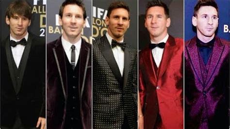 Lionel Messi Y Sus Extravagantes Atuendos En Las Galas Del Bal N De Oro