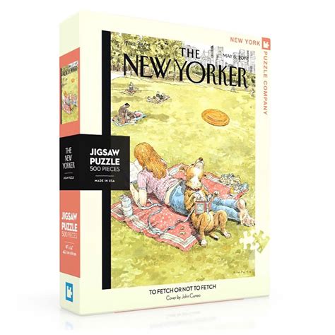 New York Puzzle Co The New Yorker To Fetch Or Not To Fetch Puzzle