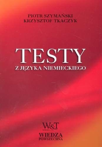 Testy Z J Zyka Niemieckiego Tkaczyk Krzysztof Ksi Ka W Empik