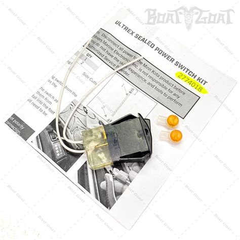 Minn Kota Ultrex Sealed Power Switch Upgrade Kit On Off 2044022