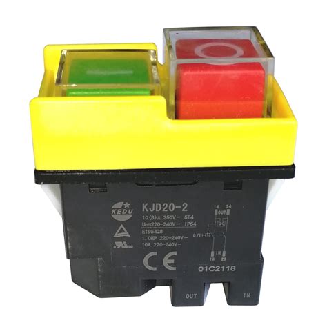 Kedu Push Button Switch Kjd A V Pins Solenoid