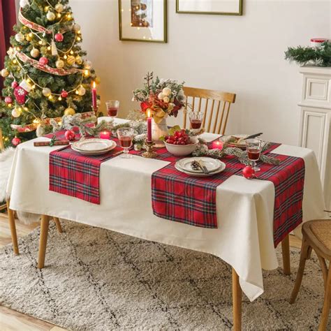 Chemin De Table Tartan Okgo Net