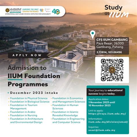 Centre for Foundation Studies – International Islamic University Malaysia