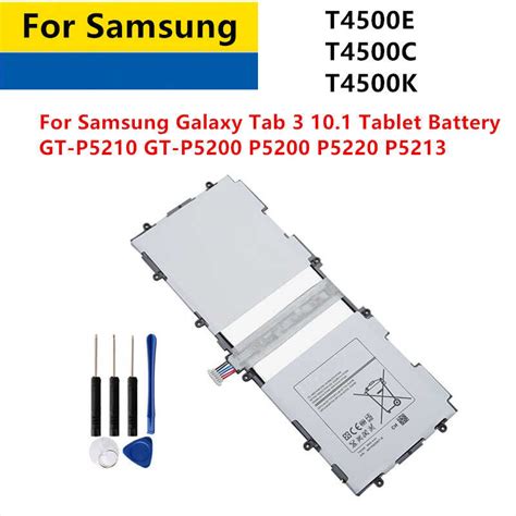 T E T C T K Para Sa Samsung Galaxy Tab Tablet Battery