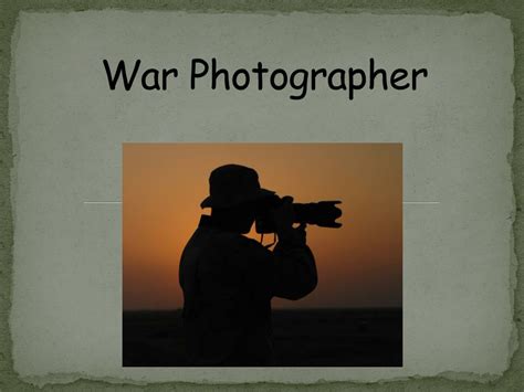 Ppt War Photographer Powerpoint Presentation Free Download Id 9483153