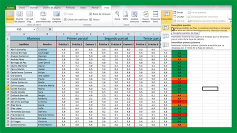 Excel Fijar Filas En La Parte Superior Inmovilizar Filas O Columnas