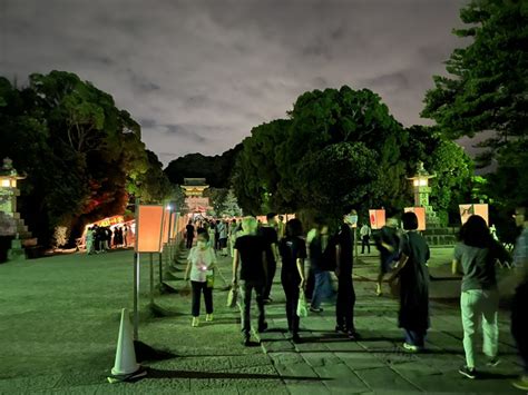 【鎌倉 イベントレポ】鶴岡八幡宮 ぼんぼり祭 幽玄なぼんぼりの光を楽しむ 湘南人