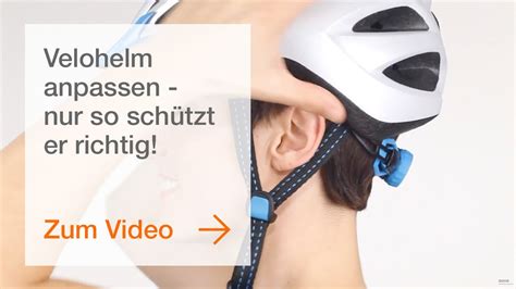 Velohelm Anpassen Nur So Sch Tzt Er Richtig Youtube