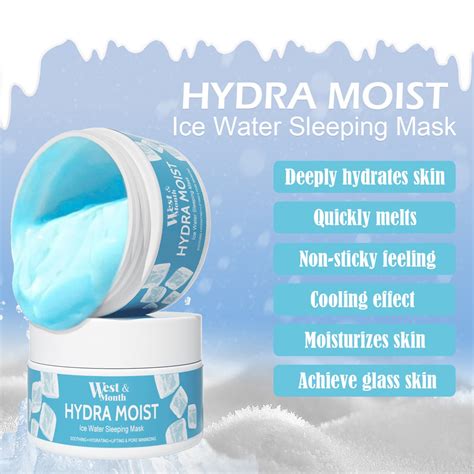 West Month Hydra Moist Ice Water Sleeping Mask Ml Moisturizer For