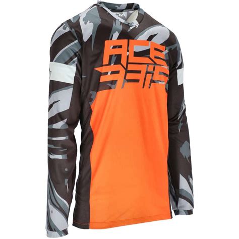 Maglia Moto Mtb Acerbis Modello TRACK FIVE Arancio Grigio Vendita