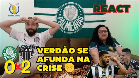 React Palmeiras X Atl Tico Mg Campeonato Brasileiro Verd O Joga