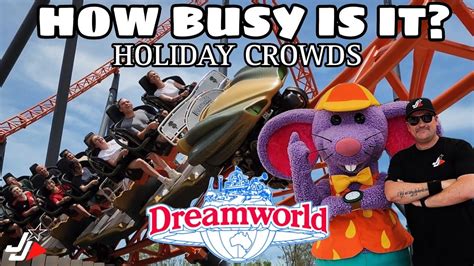 DREAMWORLD THEMEPARK, GOLD COAST - RIDES & HOLIDAY CROWDS - YouTube