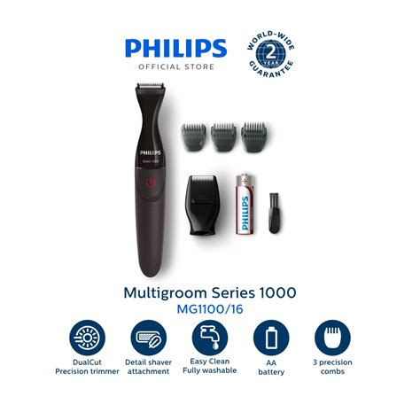 Philips Multigroom Series 1000 MG1100 16 With Dual Cut Technology