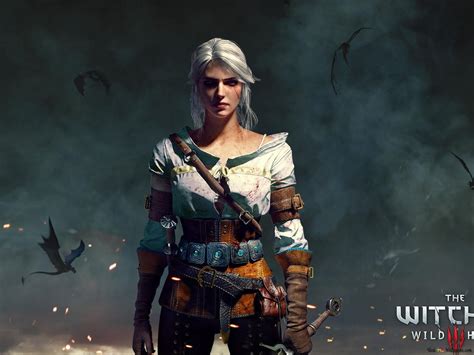 Witcher 3 Wild Hunt Ciri Im Krieg HD Hintergrundbilder Herunterladen