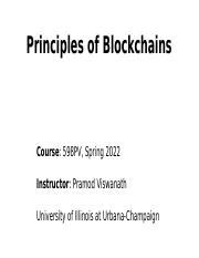 Lecture Pv Pptx Principles Of Blockchains Course Pv Spring