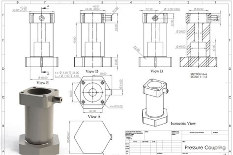 D D Product Design And Fabrication Drawing Using Solidworks Autocad