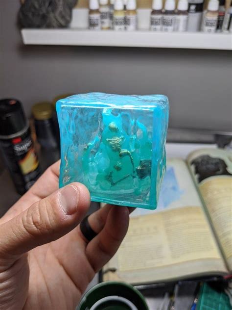 Gelatinous Cube Mini Completed Dungeonsanddragons Gelatinous Cube