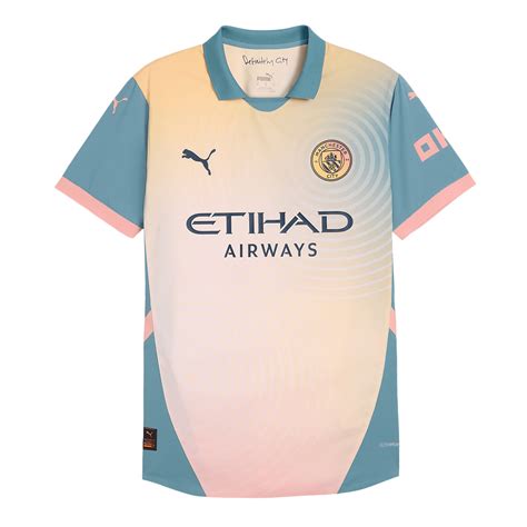 Manchester City Fourth Away Soccer Jersey Authentic 2024 25 UCL