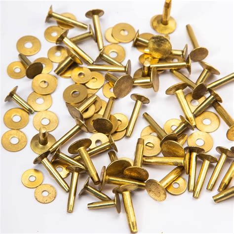 Amazon Chipsee Brass Rivets And Burrs Leather Brass Rivet Set