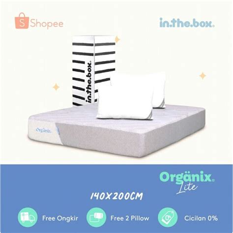 Jual Kasur Spring Bed Organix In The Box Lite Ukuran X Cm