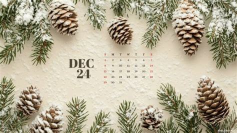 Download Free December 2024 Calendar Desktop Background In 2024