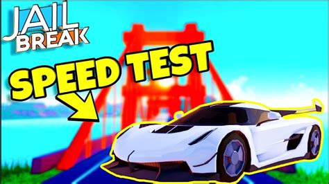 The Javelin Speed Test Roblox Jailbreak Youtube