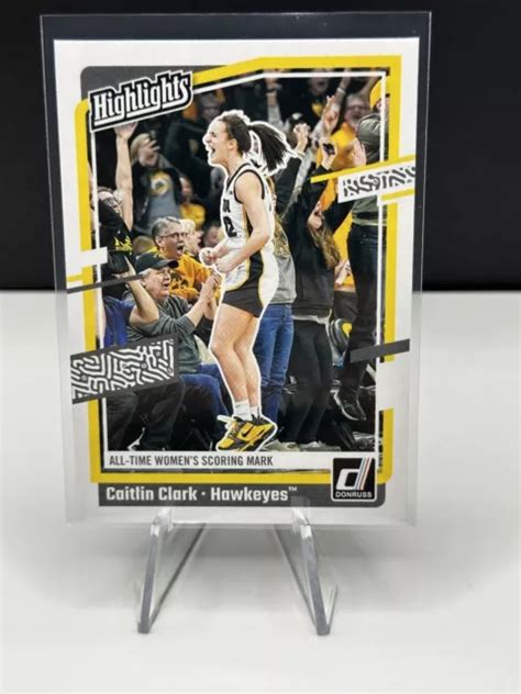 2024 COLLEZIONE PANINI Caitlin Clark Highlights H10 Iowa Occhio Di