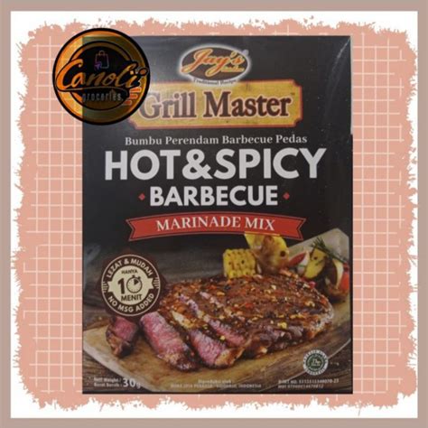 Jual Jays Grill Master Hot And Spicy Barbeque Marinade Mix Bumbu