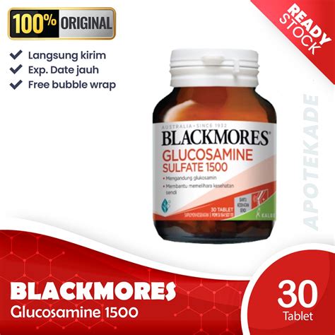 Jual Blackmores Glucosamine Sulfate Tablet Shopee Indonesia