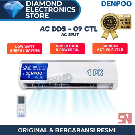 Jual Denpoo Ac Split Platinum Pk Pendingin Ruangan Dds Ctl