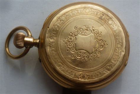 Early European Pocket Watch J D Cuivre 20167 14k Gold Case 10 Rubis 1915986424