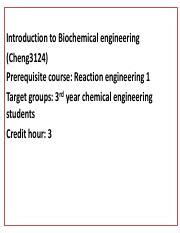 Biochemical Eng Ppt Pdf Introduction To Biochemical Engineering