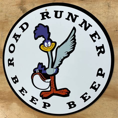 Nostalgic Road Runner Beep Beep Aluminum Metal Sign 12 Roadrunner Ebay