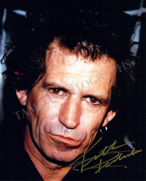 Keith Richards Autograph Photograph – Tamino