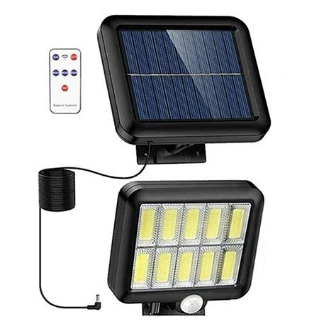 Lampa Solara Led Siks Cu Telecomanda Ajustabila Cob Led Senzor