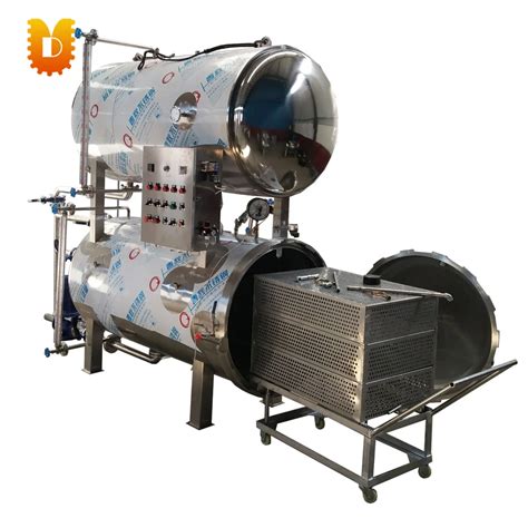 Double Electric Can Food Sterilization Machine Automatic High