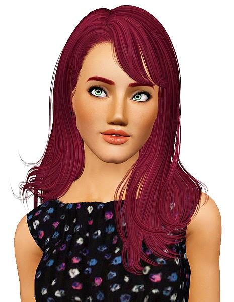 Newsea`s Overflow Hairstyle Retextured By Pocket Sims 3 Hairs