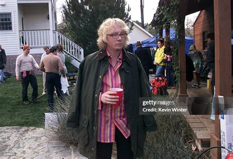 Rem Bassist Mike Mills During Filming Of The Video For Their New