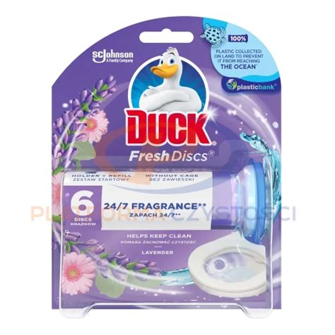 DUCK Fresh Discs żelowy krążek do WC 6 aplikacji MIX PlatformaCzystosci