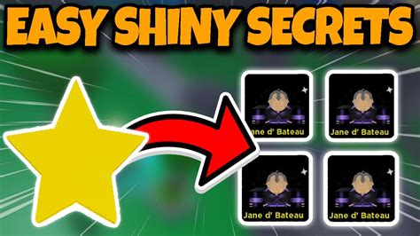 HOW TO GET SHINY SECRETS FAST IN Anime Fighters Simulator YouTube