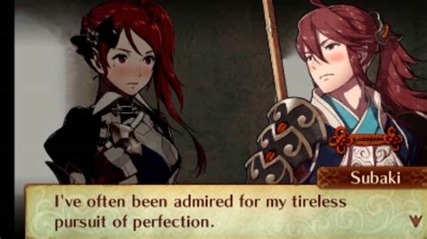 Fire Emblem Fates Birthright Support Dialogue S Female Main Subaki