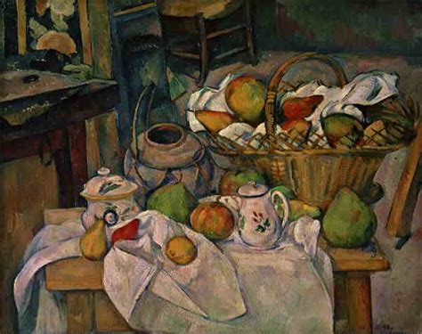 Paul Cezanne Still Life With Fruit Basket