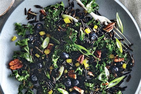 Recipe Wild Rice Salad With Pecans And Blueberries Style At Home