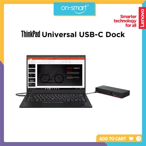 Lenovo ThinkPad Universal USB-C Dock 40AY0090UK | OnSmart