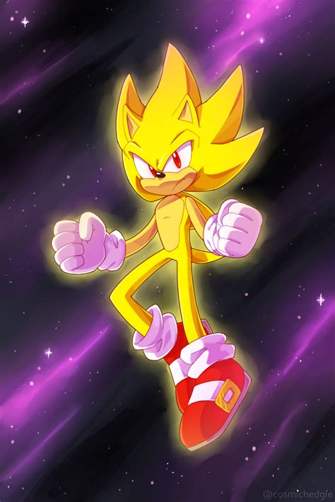 Fanart Super Sonic By Sonictchi On Deviantart