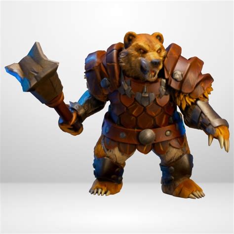 Hot Goblin ウォーベア ミニチュア ホットゴブリン 野蛮な戦士TRPGコマ