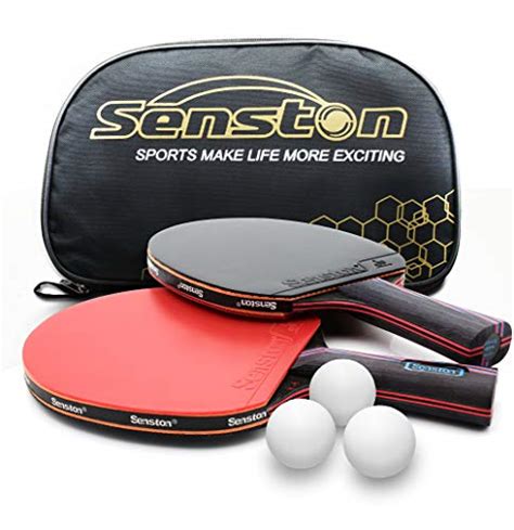 Senston Racchetta Da Ping Pong Professionali Con Palline Da Ping Pong