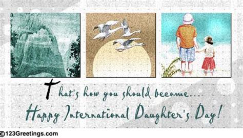 What You Are To Me... Free International Daughters' Day eCards | 123 ...